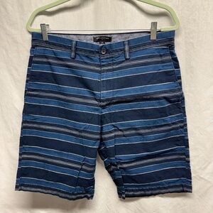 Blue Striped Banana Republic Shorts